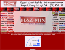 Tablet Screenshot of hazmix.hu